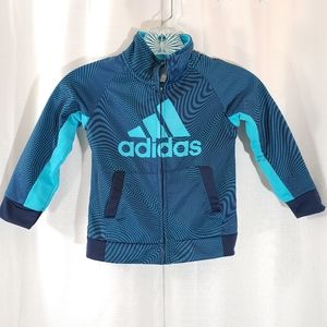 3T Adidas Dark Teal Full Zip Jacket